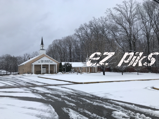 Church on a Snowy day